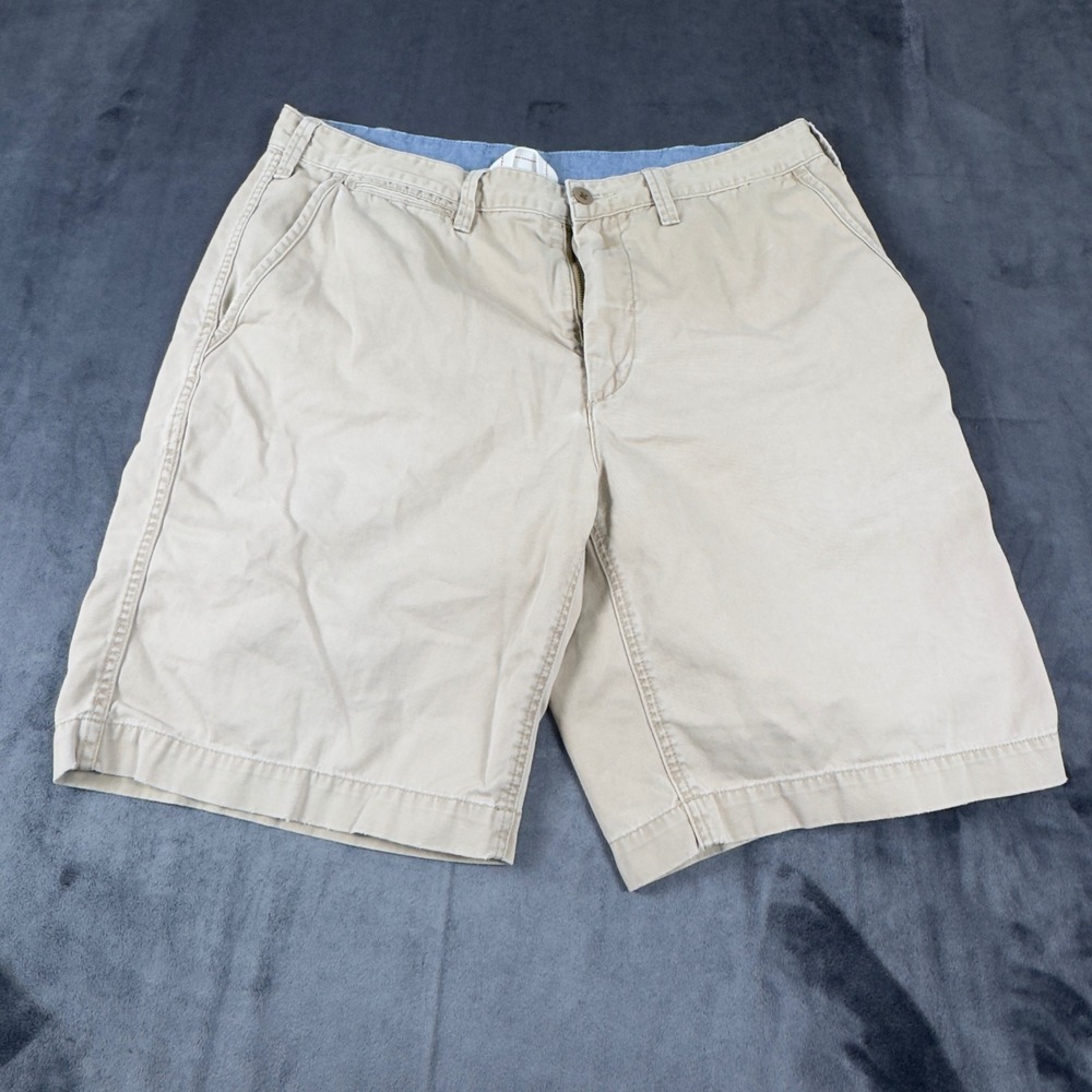 Polo Ralph Lauren Chino Shorts Mens 34 Tan Relaxed Fit Cotton Twill 3986
